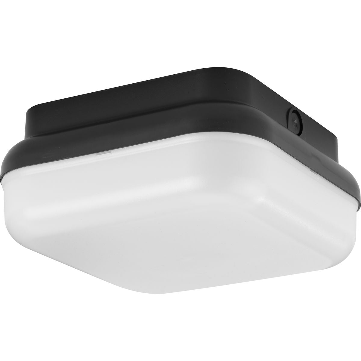 PROGRESS LIGHTING P550115-031-30 Black Hard Nox Collection Black 10" Square Flush Mount Light