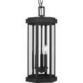 PROGRESS LIGHTING P550132-031 Textured Black Ramsey Collection Textured Black Modern Farmhouse Outdoor Hanging Lantern