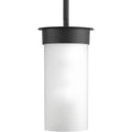 PROGRESS LIGHTING P5513-31 Textured Black Hawthorne Collection One-Light Small Hanging Lantern