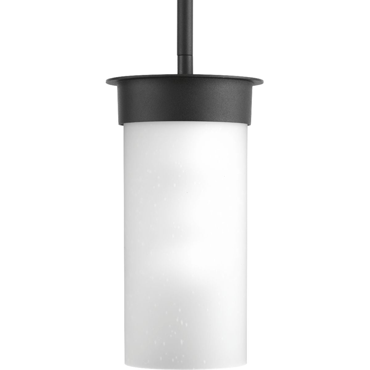PROGRESS LIGHTING P5513-31 Textured Black Hawthorne Collection One-Light Small Hanging Lantern