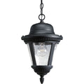 PROGRESS LIGHTING P5530-31 Textured Black Westport Collection One-Light Hanging Lantern