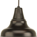 PROGRESS LIGHTING P5535-20 Antique Bronze District Collection One-Light Medium Hanging Lantern