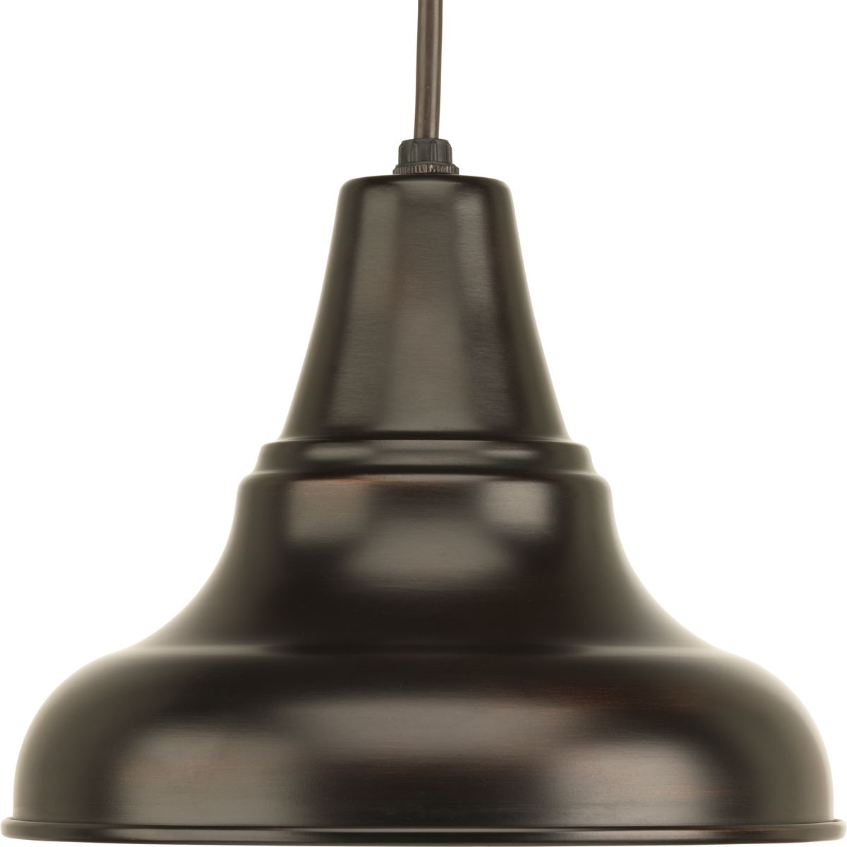 PROGRESS LIGHTING P5535-20 Antique Bronze District Collection One-Light Medium Hanging Lantern