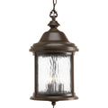 PROGRESS LIGHTING P5550-20 Antique Bronze Ashmore Collection Three-Light Hanging Lantern