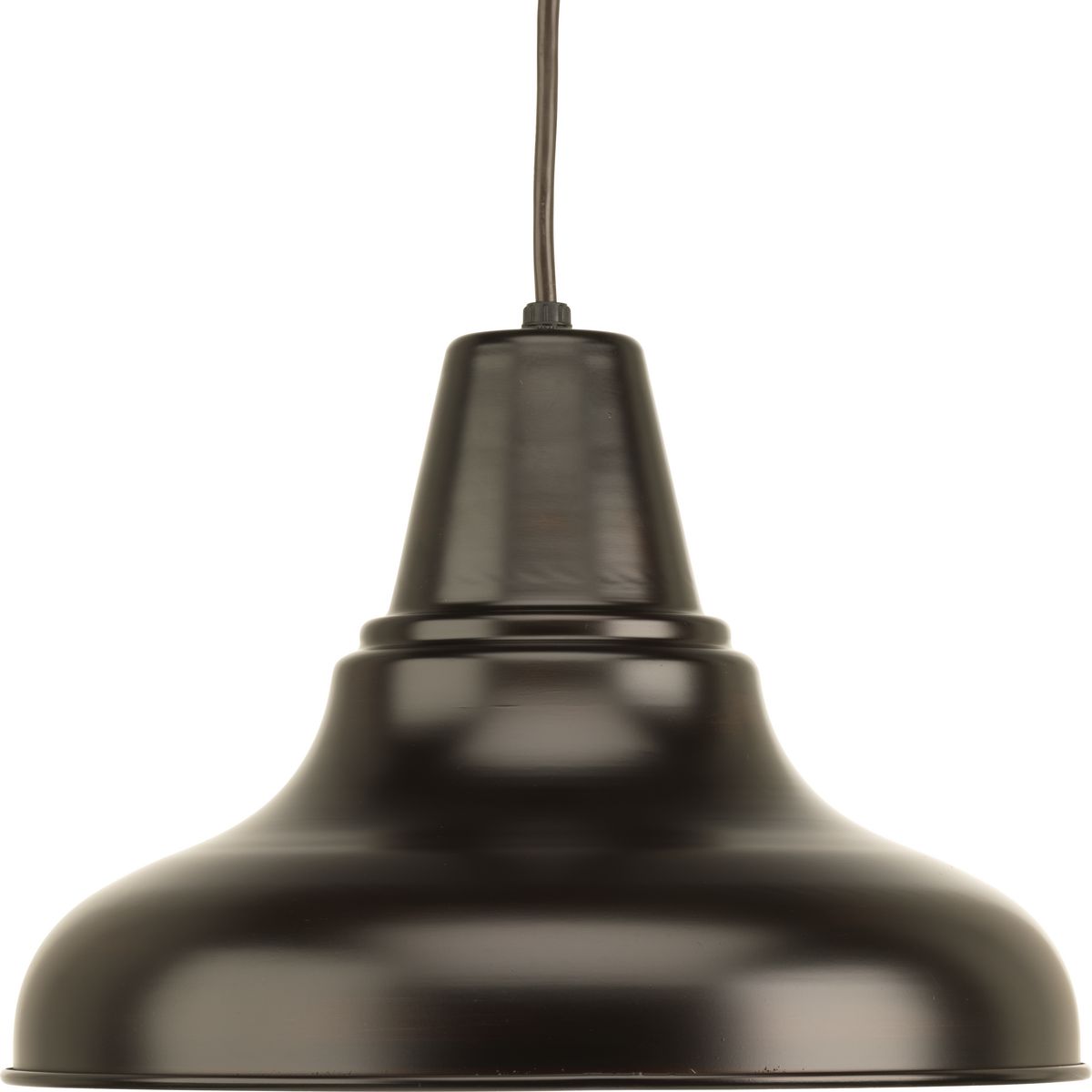 PROGRESS LIGHTING P5551-20 Antique Bronze District Collection One-Light Large Hanging Lantern