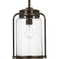 PROGRESS LIGHTING P5561-20 Antique Bronze Botta Collection One-Light Medium Hanging Lantern