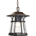 PROGRESS LIGHTING P5579-84 Espresso Derby Collection One-Light Hanging Lantern