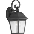 PROGRESS LIGHTING P560010-031 Textured Black Kiawah Collection One-Light Small Wall-Lantern
