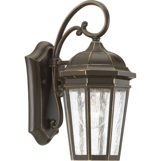 PROGRESS LIGHTING P560014-020 Antique Bronze Verdae Collection One-Light Small Wall-Lantern