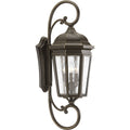 PROGRESS LIGHTING P560017-020 Antique Bronze Verdae Collection Three-Light Extra-Large Wall-Lantern