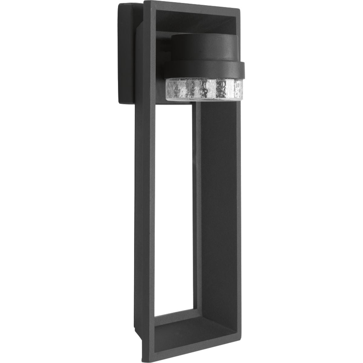 PROGRESS LIGHTING P560029-031-30 Textured Black Z-1010 Collection One-Light LED Wall Lantern