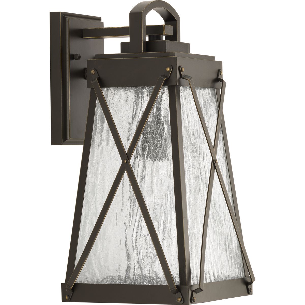 PROGRESS LIGHTING P560032-020 Antique Bronze Creighton Collection One-Light Medium Wall-Lantern