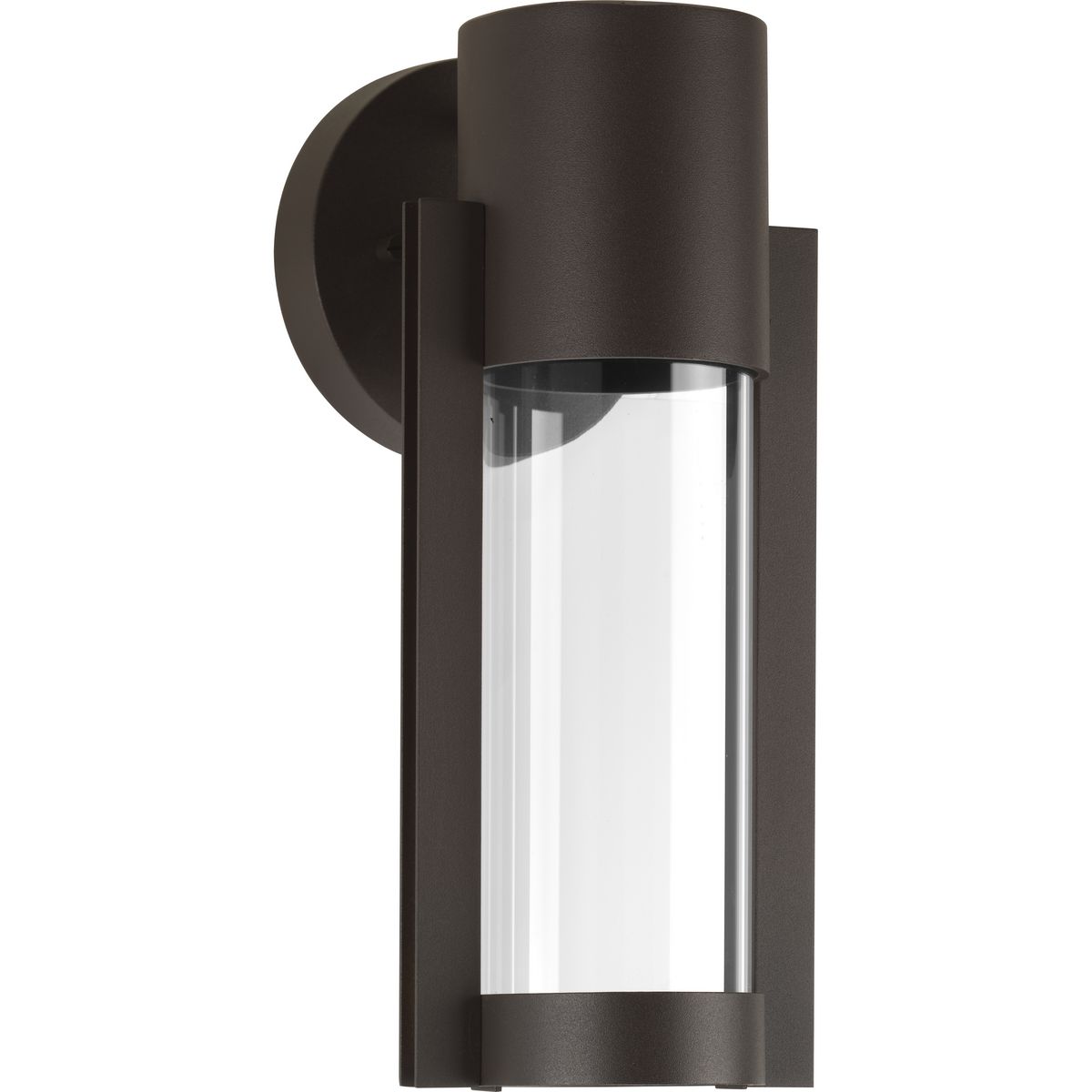PROGRESS LIGHTING P560051-020-30 Antique Bronze Z-1030 Collection 5" One-Light LED Antique Bronze Small Modern Wall Lantern