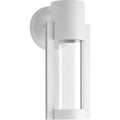 PROGRESS LIGHTING P560051-030-30 White Z-1030 Collection 5" One-Light LED Satin White Small Modern Wall Lantern