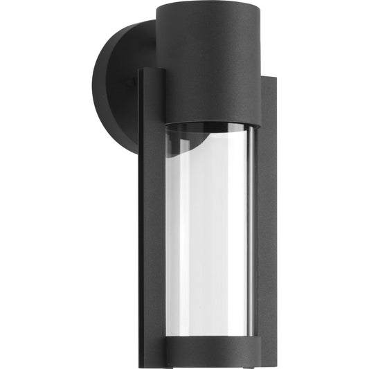 PROGRESS LIGHTING P560051-031-30 Textured Black Z-1030 Collection 5" One-Light LED Black Small Modern Wall Lantern