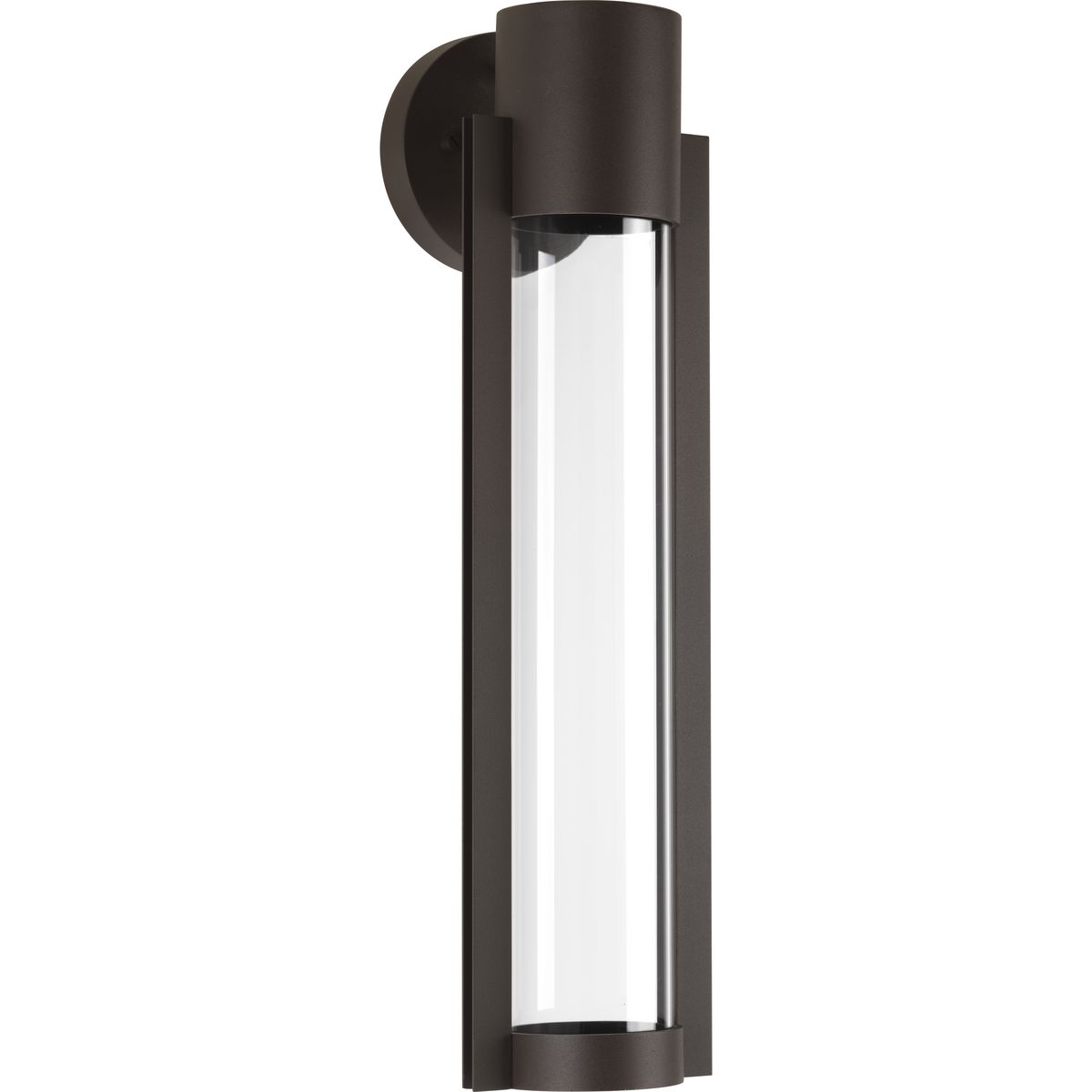 PROGRESS LIGHTING P560056-020-30 Antique Bronze Z-1030 Collection 5" One-Light LED Antique Bronze Medium Modern Wall Lantern