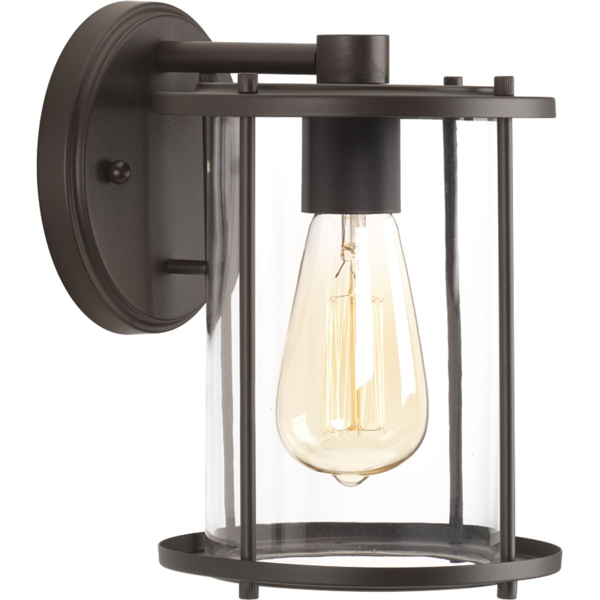PROGRESS LIGHTING P560057-020 Antique Bronze Gunther Medium Wall Lantern