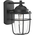 PROGRESS LIGHTING P560065-031 Textured Black Holcombe Small Wall Lantern