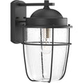 PROGRESS LIGHTING P560067-031 Textured Black Holcombe Large Wall Lantern