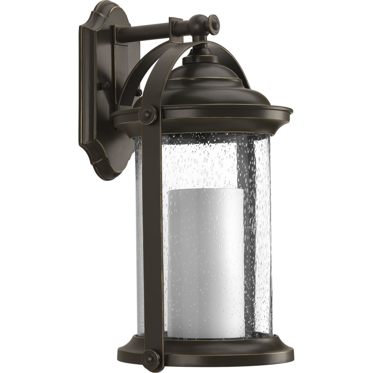 PROGRESS LIGHTING P560069-020-30 Antique Bronze Whitacre Collection Medium Wall Lantern