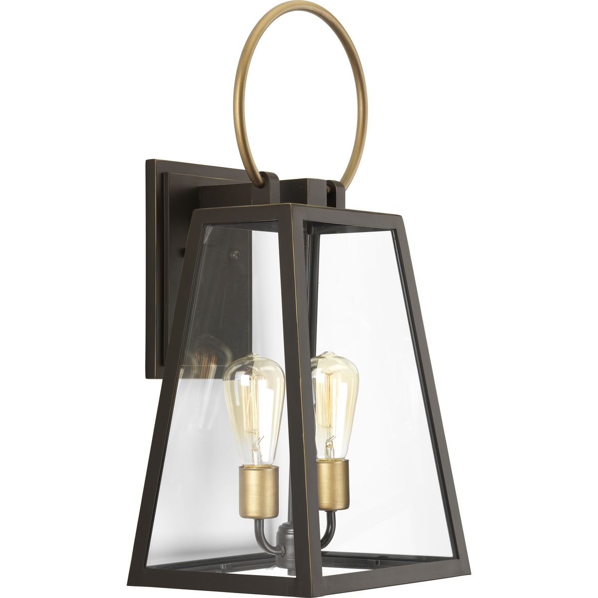 PROGRESS LIGHTING P560079-020 Antique Bronze Barnett Collection Wall Large Lantern