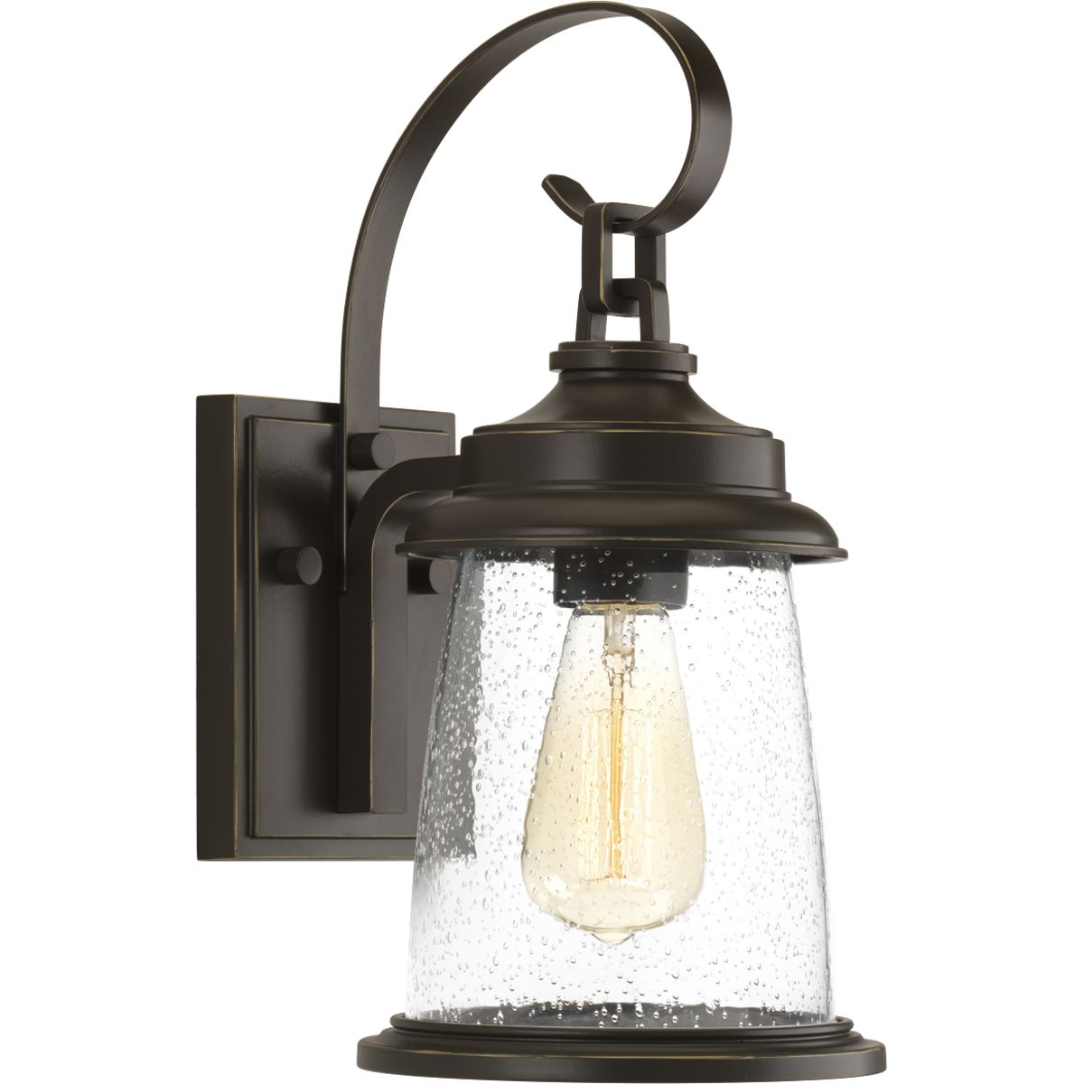 PROGRESS LIGHTING P560083-020 Antique Bronze Conover Collection Small Wall Lantern
