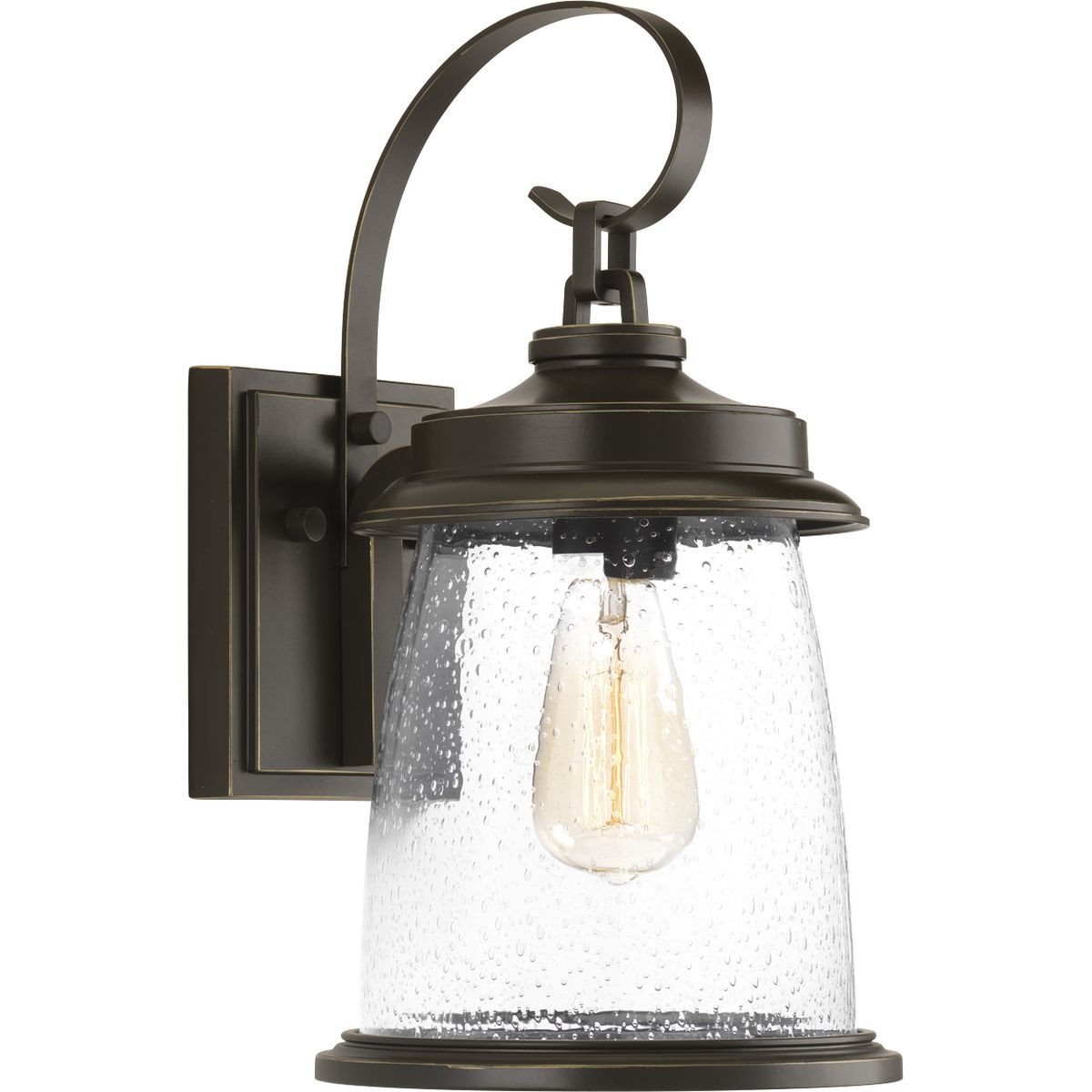 PROGRESS LIGHTING P560084-020 Antique Bronze Conover Collection Medium Wall Lantern