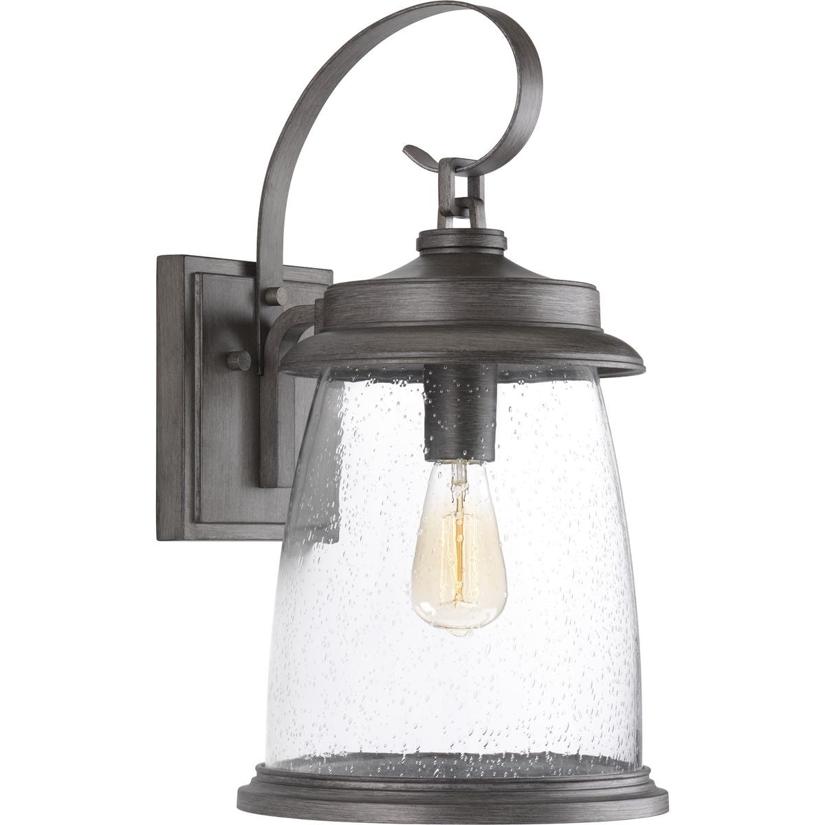 PROGRESS LIGHTING P560085-103 Antique Pewter Conover Collection Large Wall Lantern