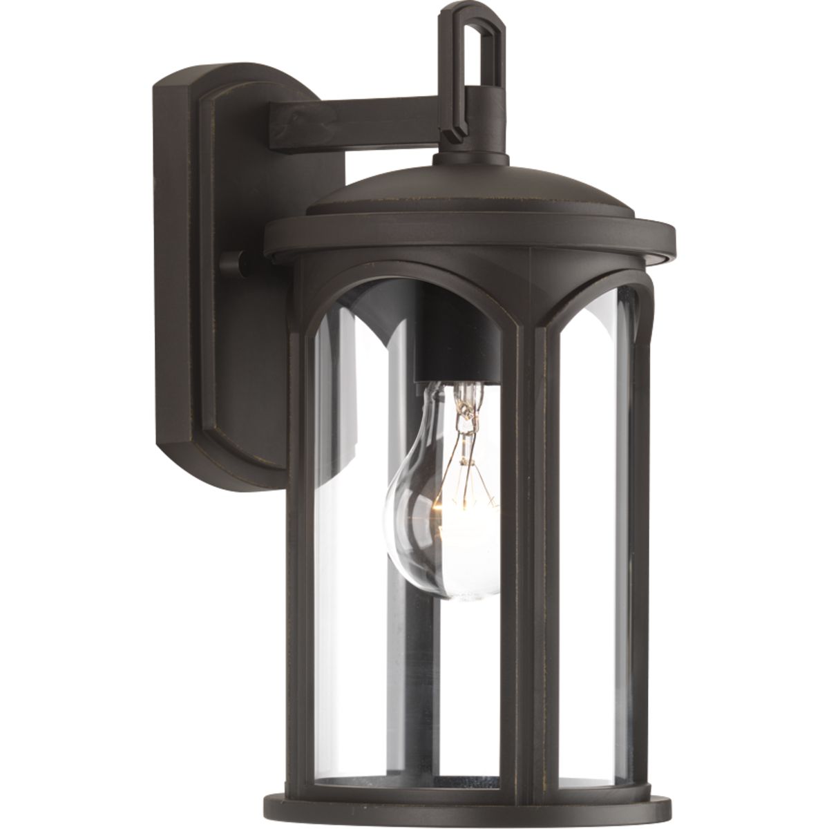 PROGRESS LIGHTING P560088-020 Antique Bronze Gables Collection Outdoor Wall Lantern with DURASHIELD