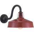 PROGRESS LIGHTING P560091-039 Red Cedar Springs Collection Red One-Light Extra Large Wall Lantern