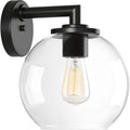 PROGRESS LIGHTING P560092-031 Matte Black One-Light 9" Glass Globe Lantern