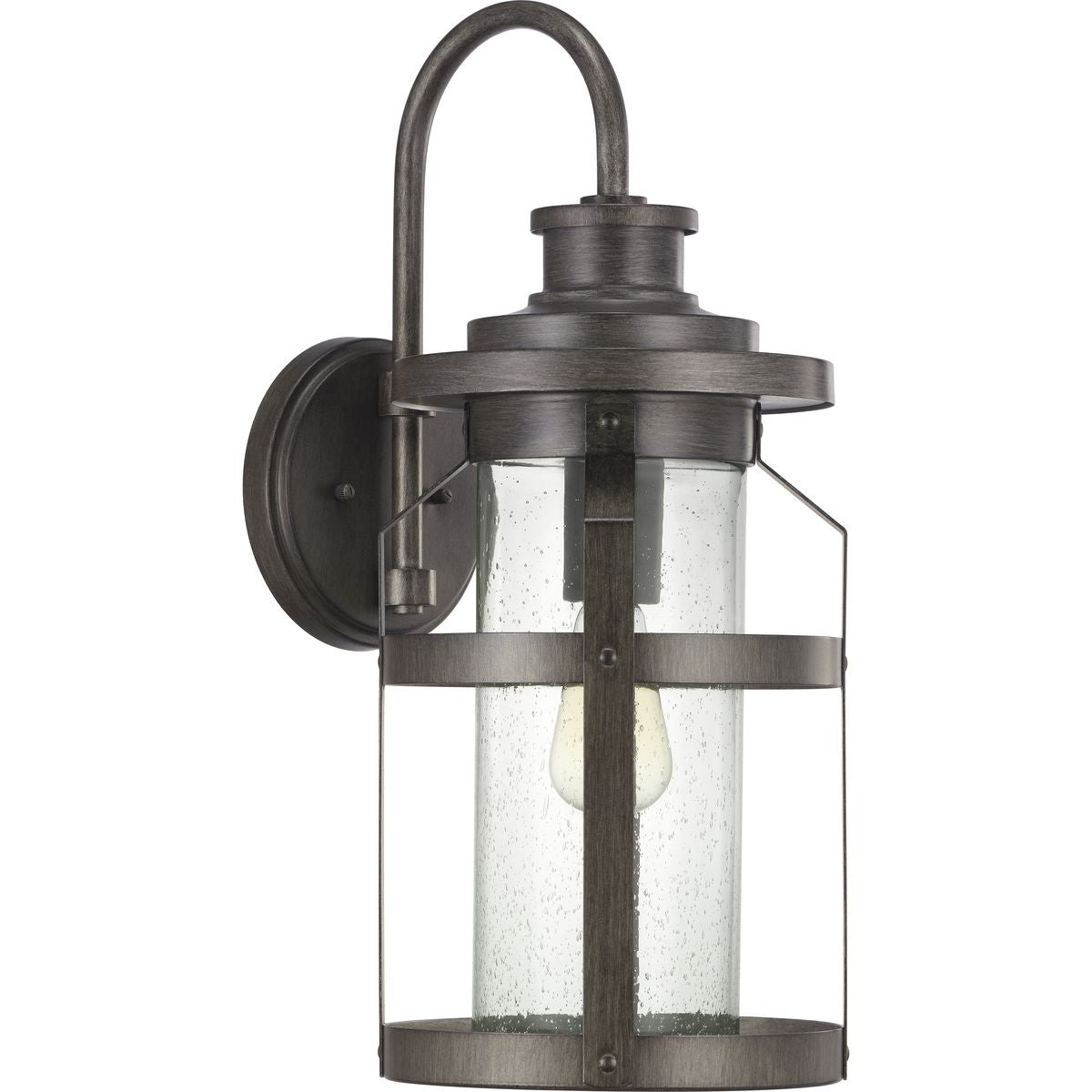 PROGRESS LIGHTING P560096-103 Antique Pewter Haslett Collection One-Light Large Wall Lantern