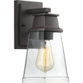 PROGRESS LIGHTING P560099-129 Architectural Bronze Greene Ridge Collection One-Light Small Wall Lantern