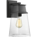 PROGRESS LIGHTING P560100-031 Textured Black Greene Ridge Collection One-Light Medium Wall Lantern