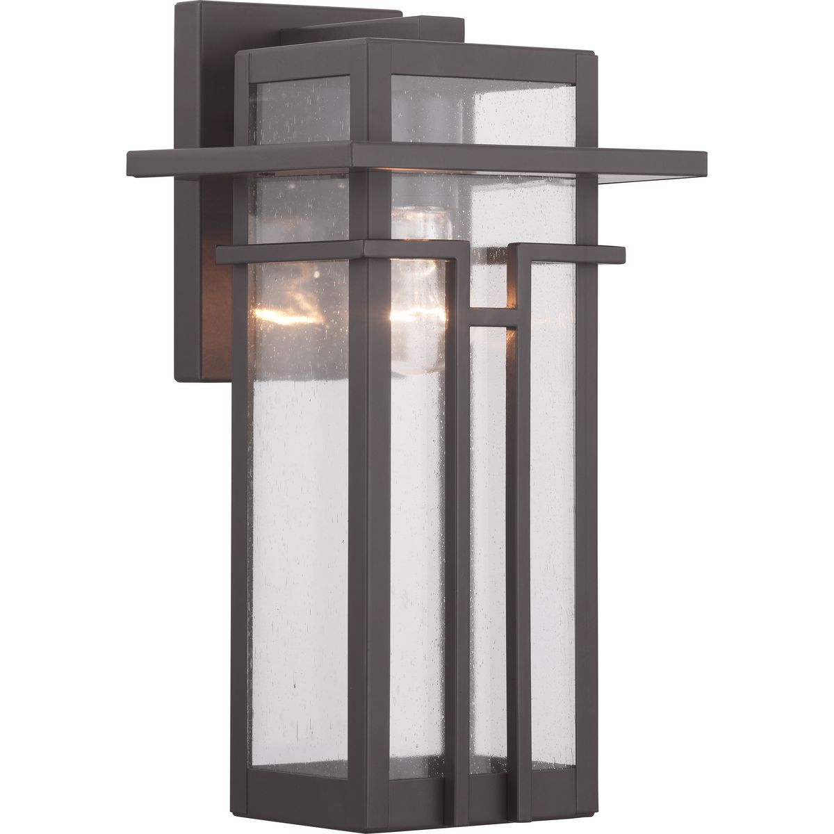PROGRESS LIGHTING P560111-020 Antique Bronze Boxwood Collection One-Light Medium Wall Lantern