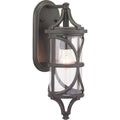 PROGRESS LIGHTING P560116-020 Antique Bronze Morrison Collection One-Light Small Wall Lantern