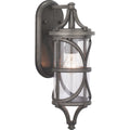 PROGRESS LIGHTING P560116-103 Antique Pewter Morrison Collection One-Light Small Wall Lantern