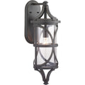 PROGRESS LIGHTING P560118-020 Antique Bronze Morrison Collection One-Light Large Wall Lantern