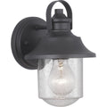 PROGRESS LIGHTING P560119-031 Textured Black Weldon Collection One-Light Small Wall Lantern