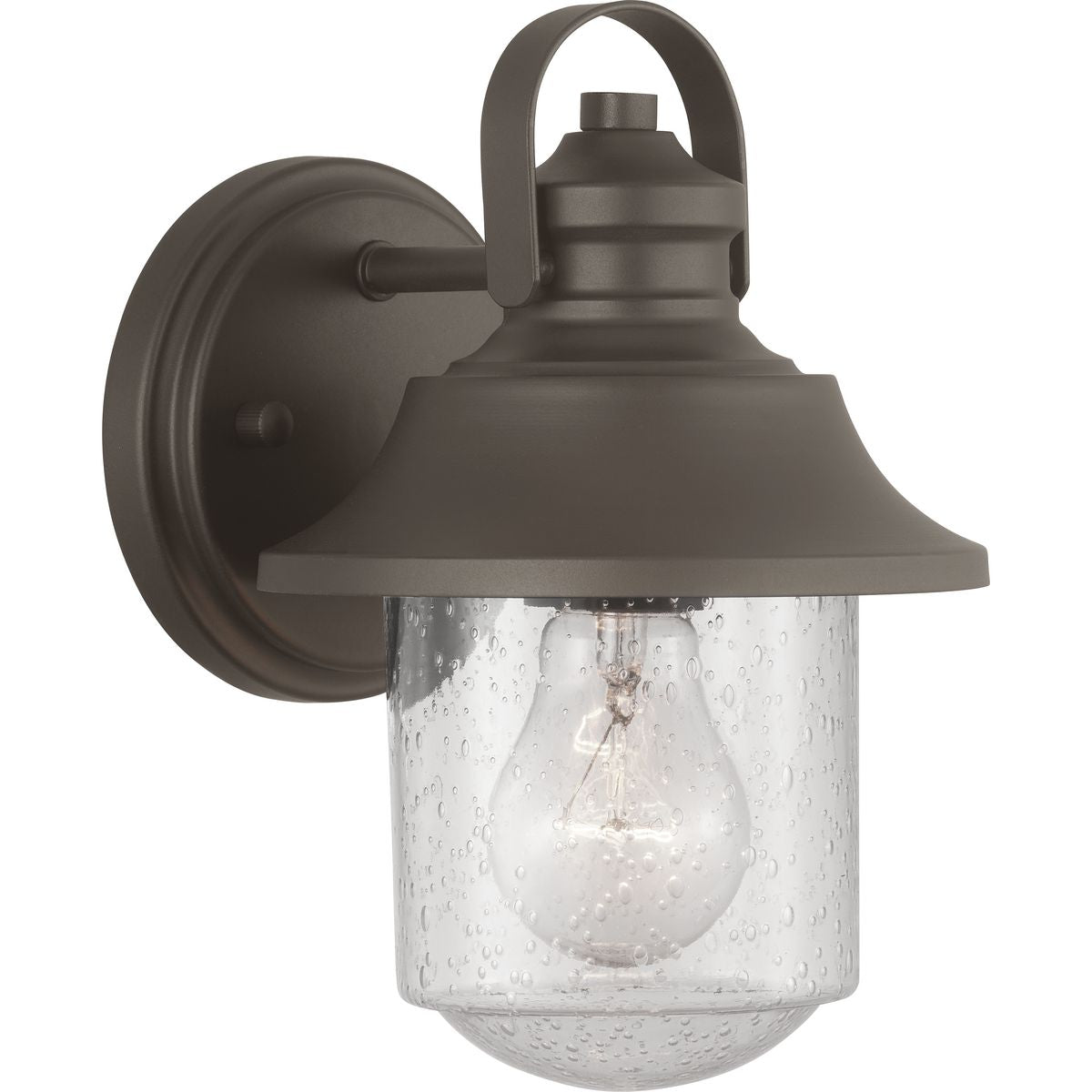 PROGRESS LIGHTING P560119-129 Architectural Bronze Weldon Collection One-Light Small Wall Lantern