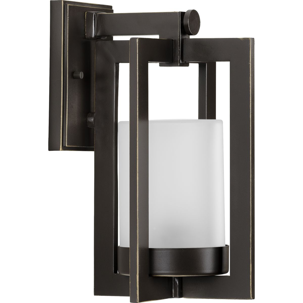 PROGRESS LIGHTING P560122-108 Oil Rubbed Bronze Janssen Collection Oil Rubbed Bronze One-Light Small Wall Lantern