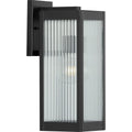 PROGRESS LIGHTING P560130-031 Matte Black Felton Collection Black One-Light Medium Wall Lantern