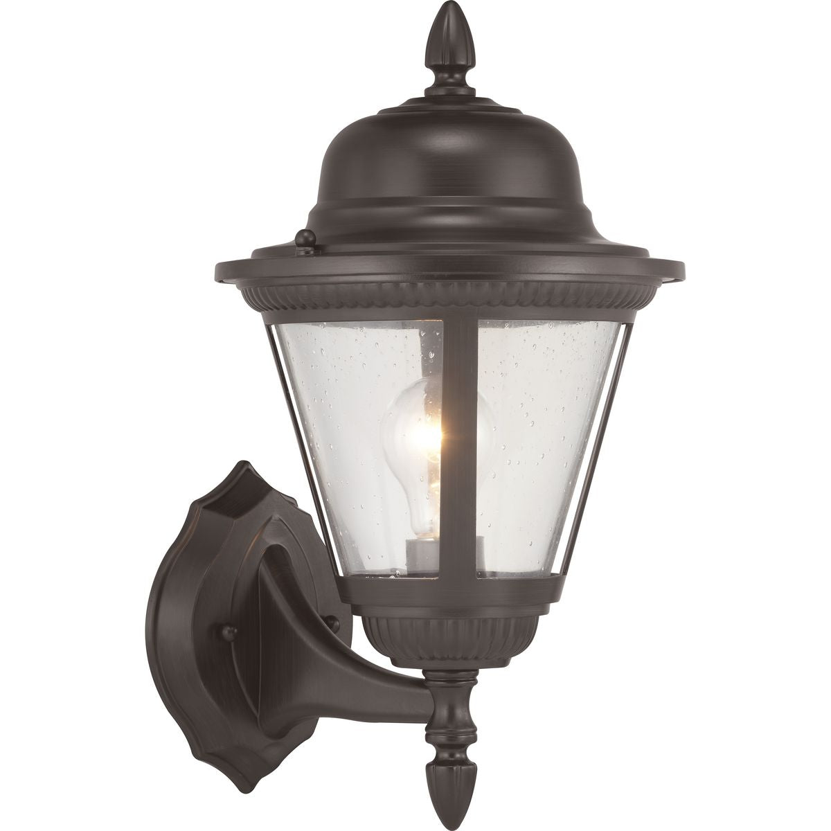 PROGRESS LIGHTING P560134-020 Antique Bronze Westport Collection One-Light Small Wall Lantern