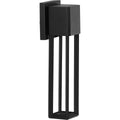 PROGRESS LIGHTING P560137-031-30 Matte Black Z-1090 LED Collection Black One-Light Medium Wall Lantern