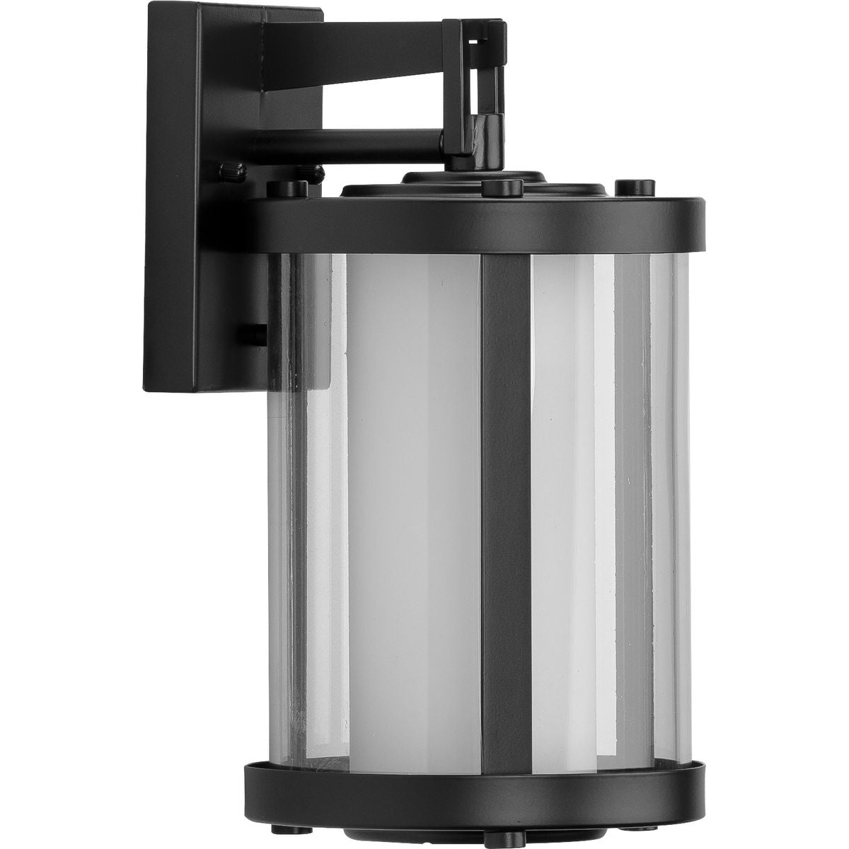 PROGRESS LIGHTING P560148-031 Matte Black Irondale Collection Black One-Light Small Wall Lantern