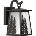 PROGRESS LIGHTING P560161-020 Antique Bronze Torrey Collection Antique Bronze One-Light Small Wall Lantern