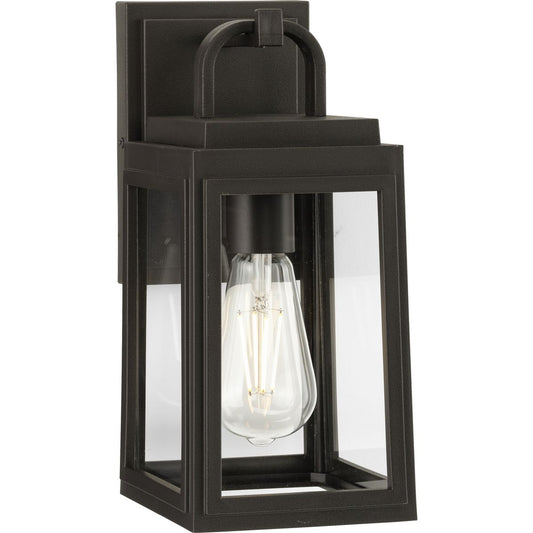 PROGRESS LIGHTING P560174-020 Antique Bronze Grandbury Collection One-Light Transitional Antique Bronze Outdoor Wall Lantern with DURASHIELD