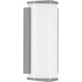 PROGRESS LIGHTING P560208-082-30 Metallic Gray Z-1070 LED Collection Metallic Gray One-Light Small LED Outdoor Sconce