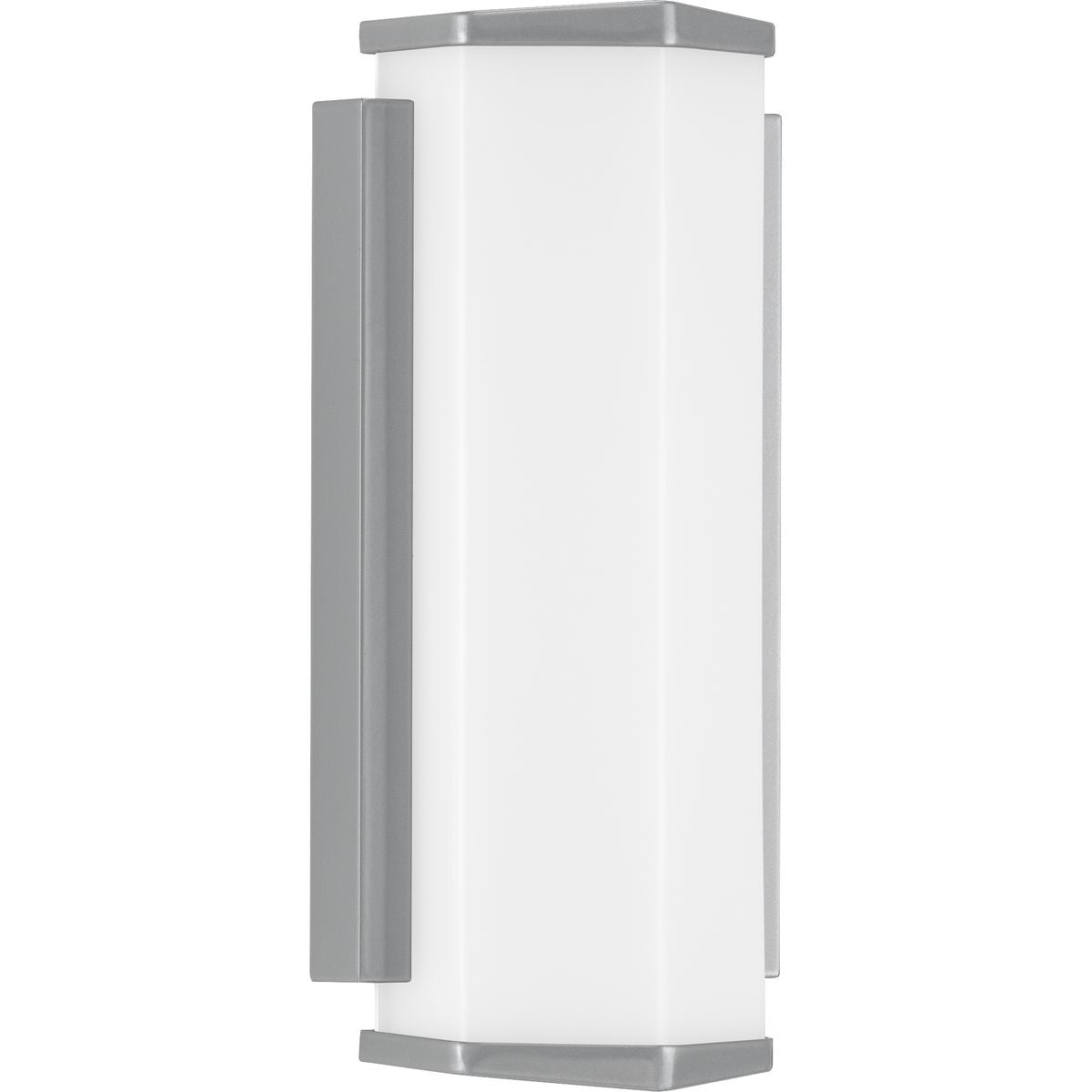 PROGRESS LIGHTING P560208-082-30 Metallic Gray Z-1070 LED Collection Metallic Gray One-Light Small LED Outdoor Sconce
