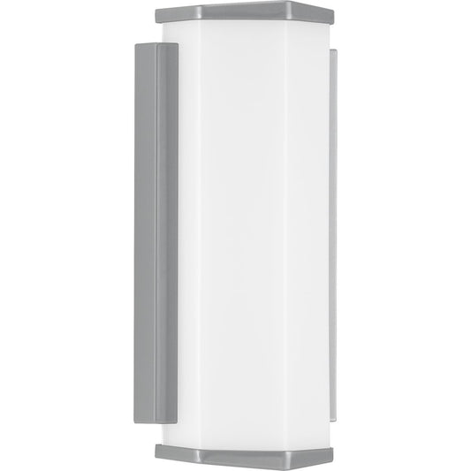 PROGRESS LIGHTING P560208-082-30 Metallic Gray Z-1070 LED Collection Metallic Gray One-Light Small LED Outdoor Sconce
